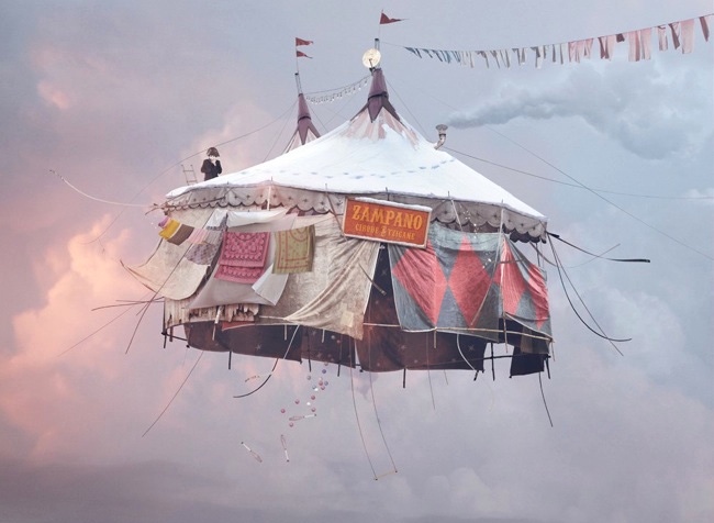 Flying tent, Laurent Chehere Flying tent, Laurent Chehere