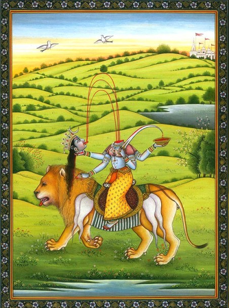 mahavidya_chinnamasta_riding_lion_hj82